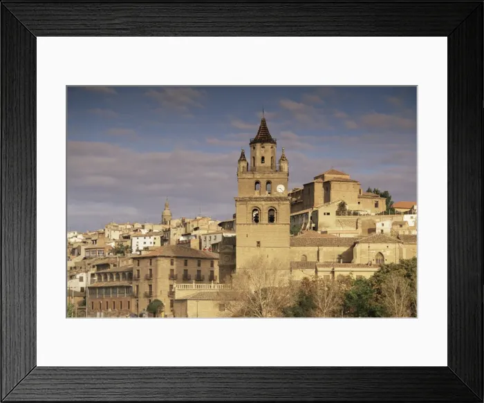 Framed Print : Churches and houses Framed Print : Churches and houses