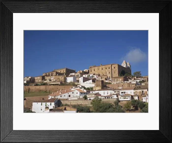 Framed Print : Skyline of the city of Caceres in Extremadura Framed Print : Skyline of the city of Caceres in Extremadura