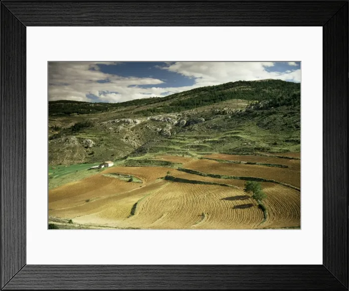 Framed Print : Landscape near Villarluengo Framed Print : Landscape near Villarluengo