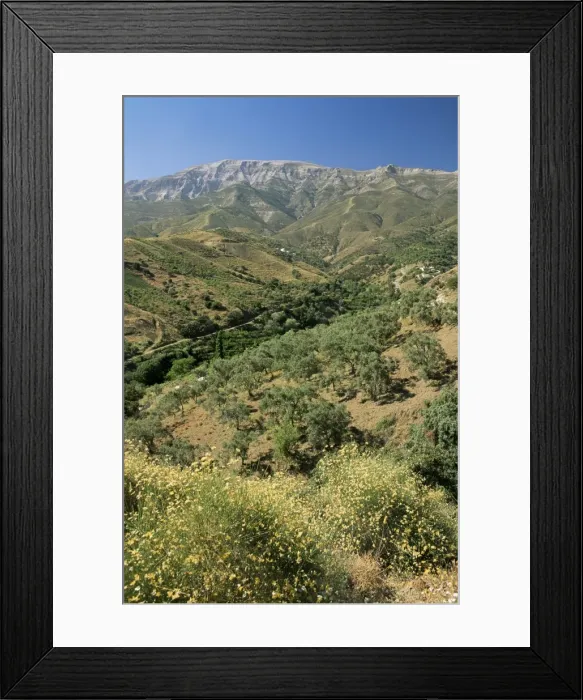 Framed Print : Landscape near Competa Framed Print : Landscape near Competa