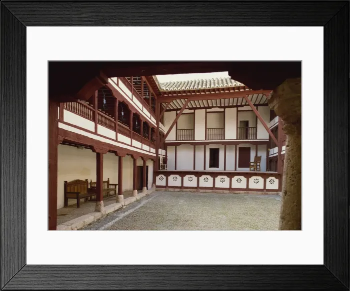 Framed Print : The 16th century theatre at Almagro in Castile la Mancha Framed Print : The 16th century theatre at Almagro in Castile la Mancha