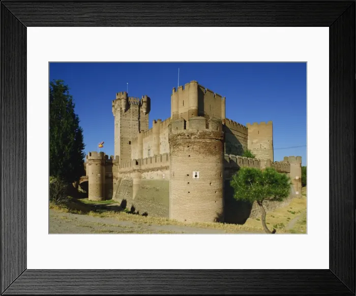 Framed Print : Exterior of Castle of La Mota Framed Print : Exterior of Castle of La Mota