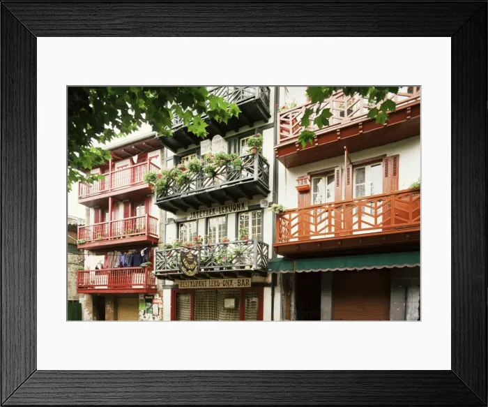 Framed Print : Detail of houses Framed Print : Detail of houses