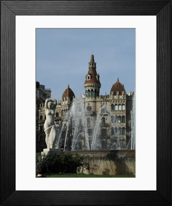 Framed Print : Placa Catalunya Framed Print : Placa Catalunya