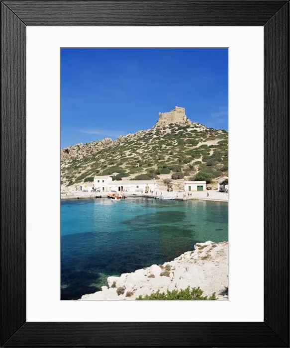 Framed Print : Harbour and fortress Framed Print : Harbour and fortress