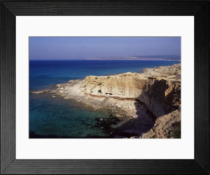 Framed Print : Northern coast of the island near Cala Encaste Framed Print : Northern coast of the island near Cala Encaste