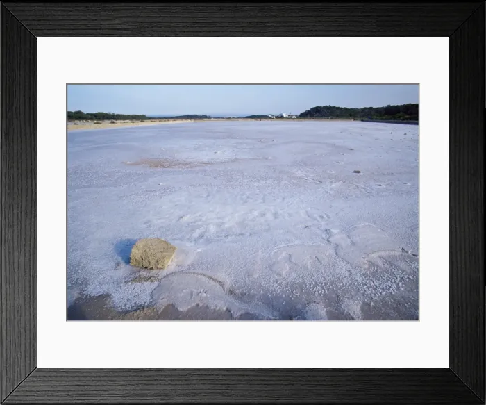 Framed Print : Salt lake at Ses Salines Framed Print : Salt lake at Ses Salines