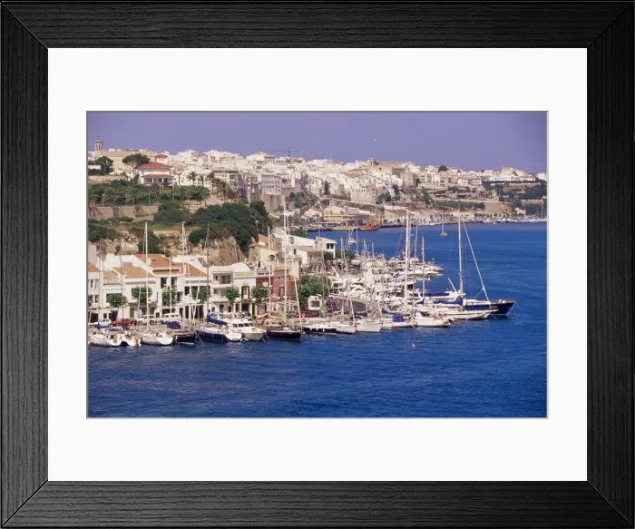 Framed Print : Harbour, Mao Framed Print : Harbour, Mao