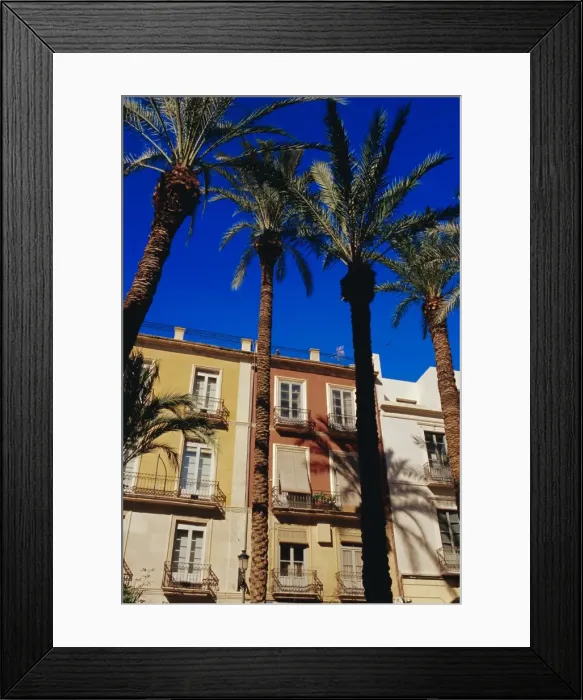 Framed Print : Old building facades Framed Print : Old building facades