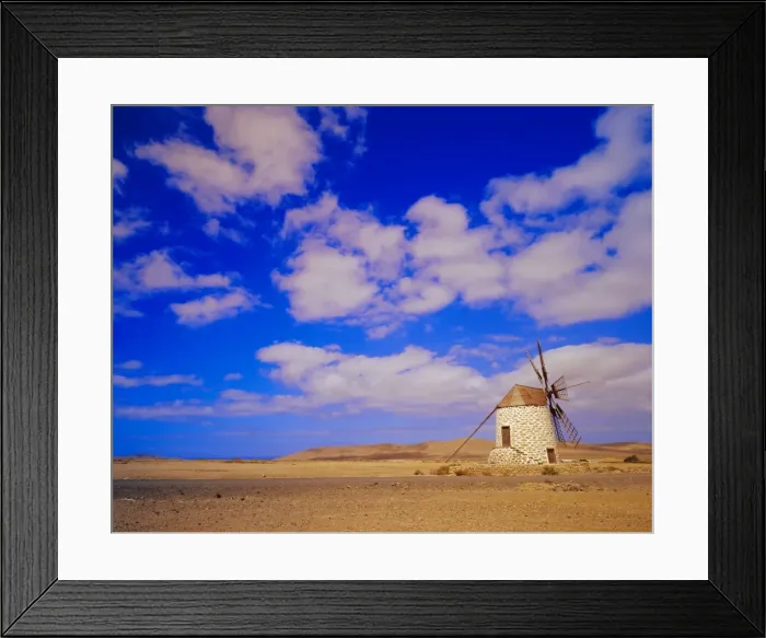 Framed Print : Old Windmill near Tefia Framed Print : Old Windmill near Tefia