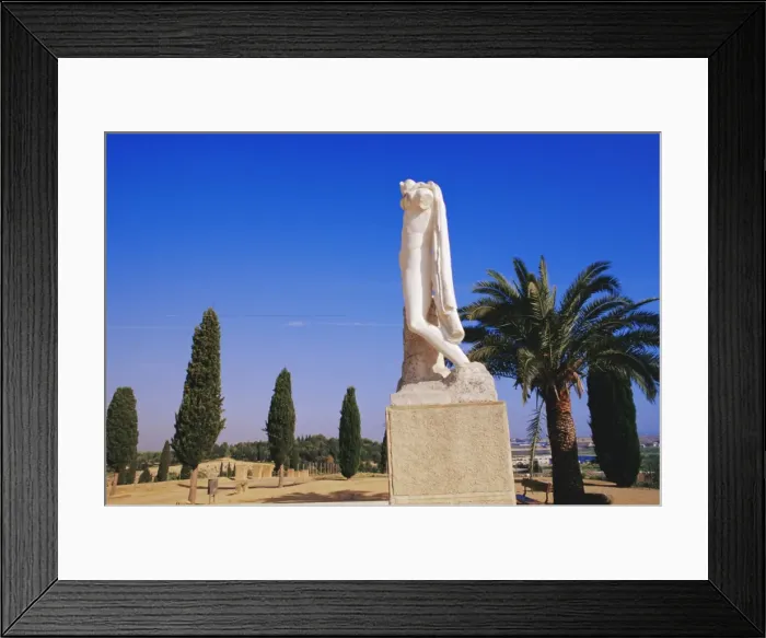 Framed Print : Remains of a Roman statue