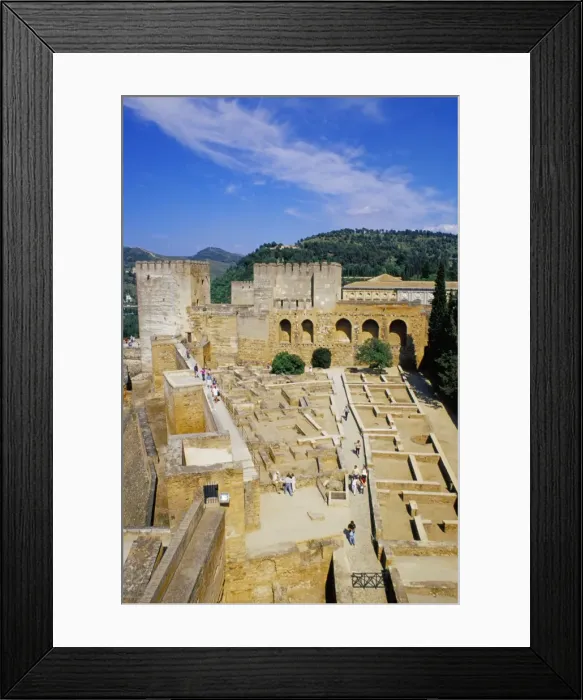 Framed Print : View of the Barrio Castrense Framed Print : View of the Barrio Castrense