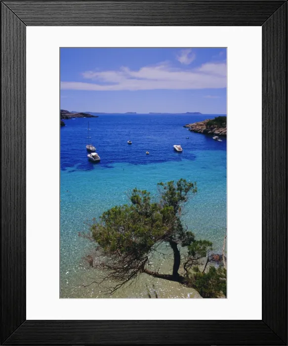 Framed Print : View of Cala Salada Framed Print : View of Cala Salada