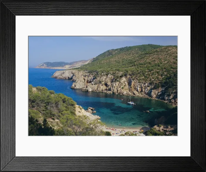 Framed Print : Cala Serra on the northern coast Framed Print : Cala Serra on the northern coast