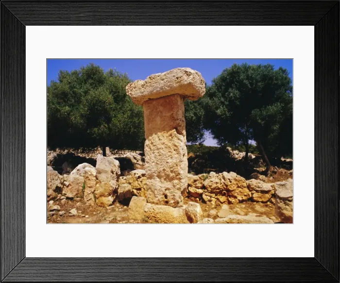 Framed Print : Taula de Binisafuet Framed Print : Taula de Binisafuet