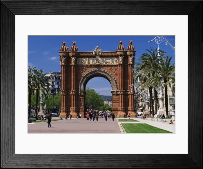 Framed Print : Arc de Triomf by the Modernist Framed Print : Arc de Triomf by the Modernist