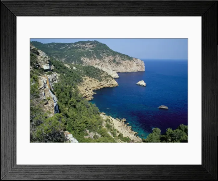 Framed Print : The northern coast of the island near Na Xamena Framed Print : The northern coast of the island near Na Xamena