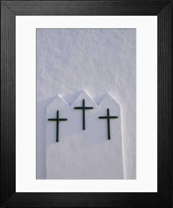 Framed Print : Detail of three crosses Framed Print : Detail of three crosses