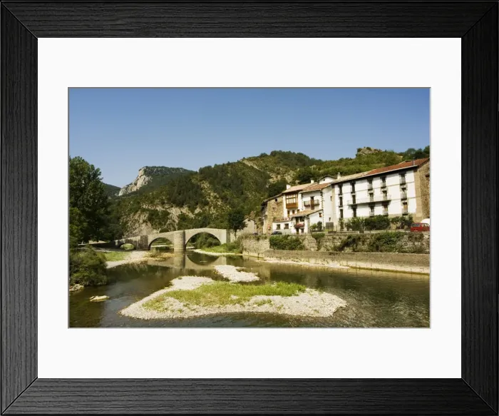 Framed Print : Roman bridge over the River Esca Framed Print : Roman bridge over the River Esca