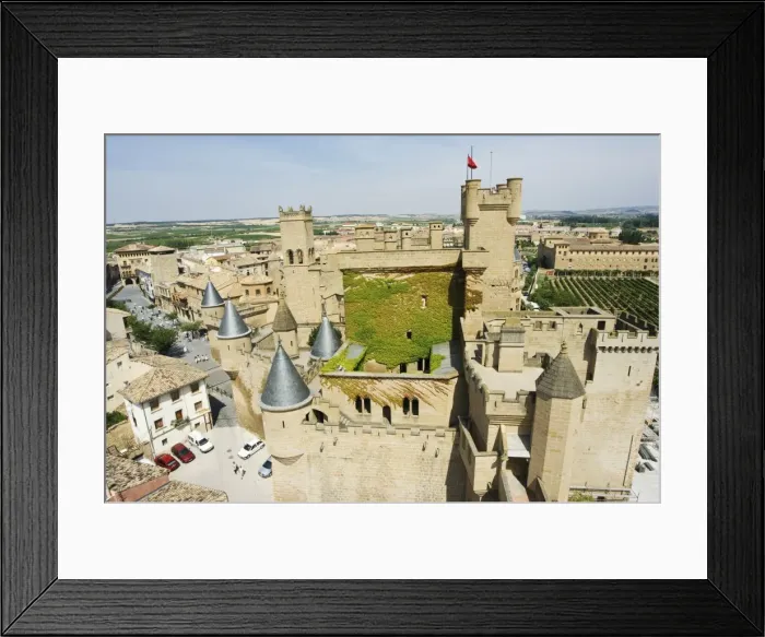 Framed Print : Medieval Old Town Framed Print : Medieval Old Town