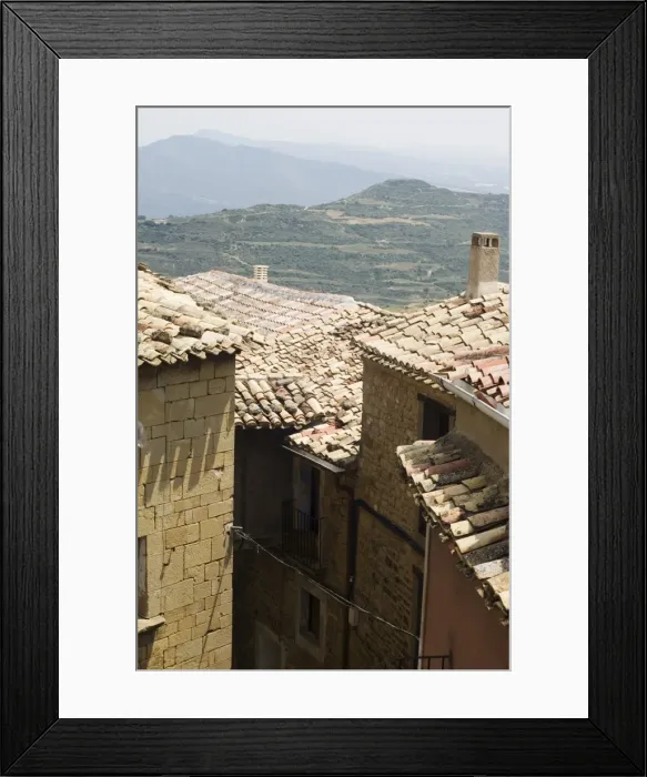 Framed Print : Old town houses Framed Print : Old town houses