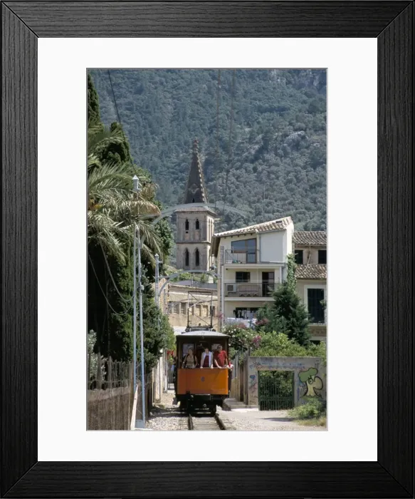 Framed Print : Tren de Soller tramway Framed Print : Tren de Soller tramway