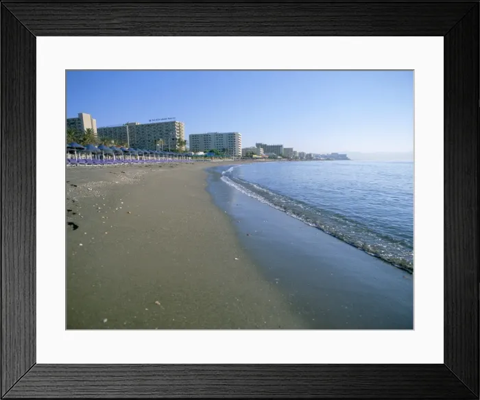 Framed Print : Beach, Torremolinos Framed Print : Beach, Torremolinos