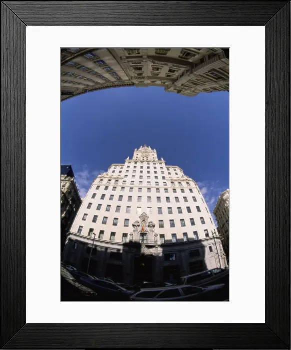 Framed Print : Gran Via avenue Framed Print : Gran Via avenue