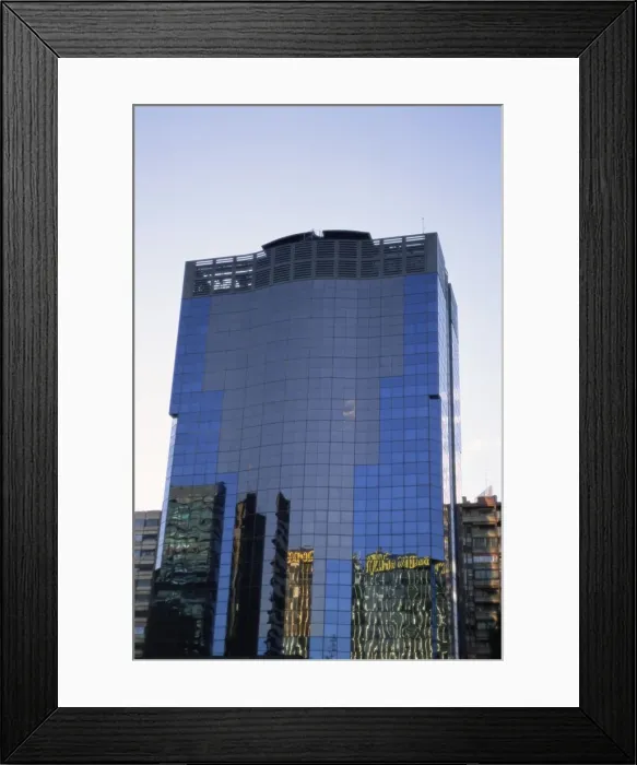 Framed Print : Buildings in the Azca district Framed Print : Buildings in the Azca district