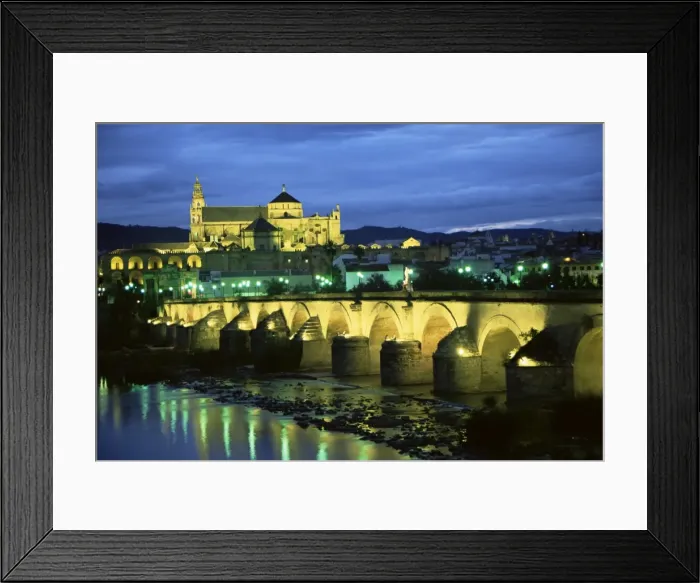 Framed Print : Mezquita (cathedral) and Puente Romano (Roman bridge) Framed Print : Mezquita (cathedral) and Puente Romano (Roman bridge)