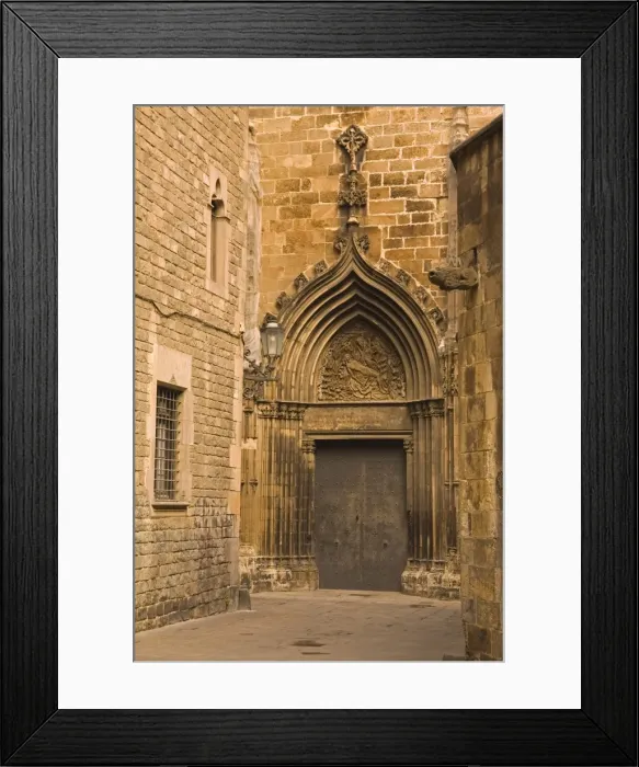 Framed Print : Cathedral door Framed Print : Cathedral door