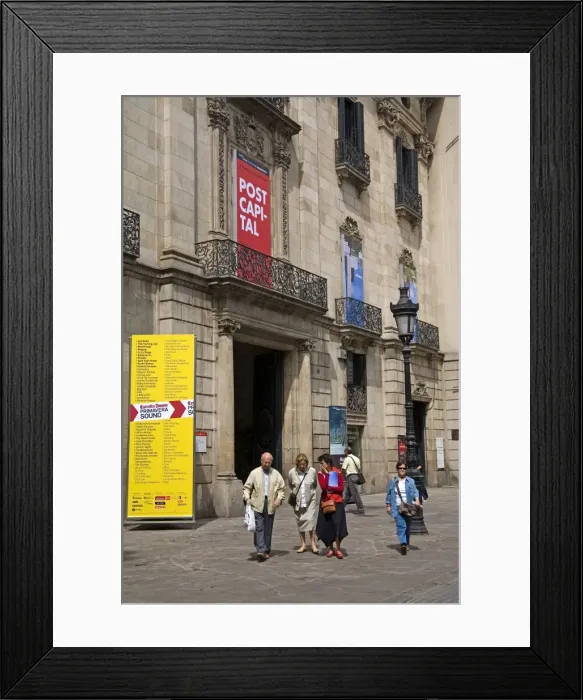 Framed Print : Palau de la Virreina Museum Framed Print : Palau de la Virreina Museum
