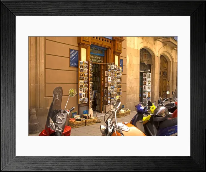 Framed Print : Book store