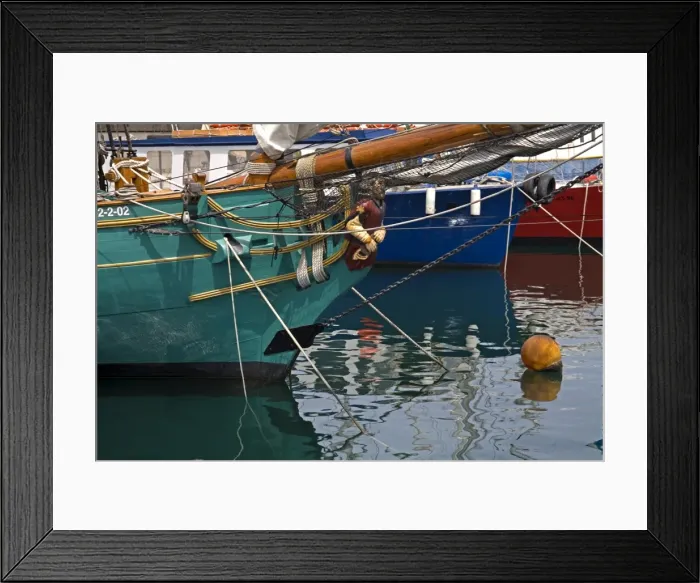 Framed Print : Boats in Port Vell Framed Print : Boats in Port Vell