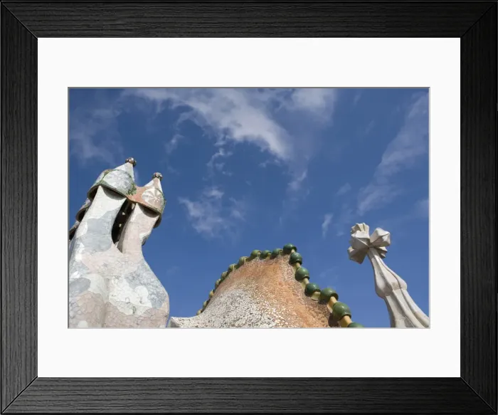 Framed Print : Chimneys and rooftop Framed Print : Chimneys and rooftop