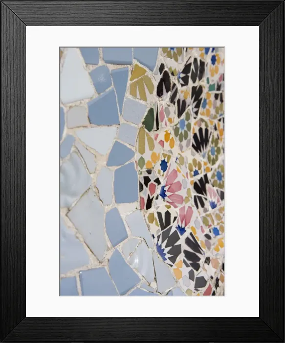 Framed Print : Detail, Parc Guell Framed Print : Detail, Parc Guell