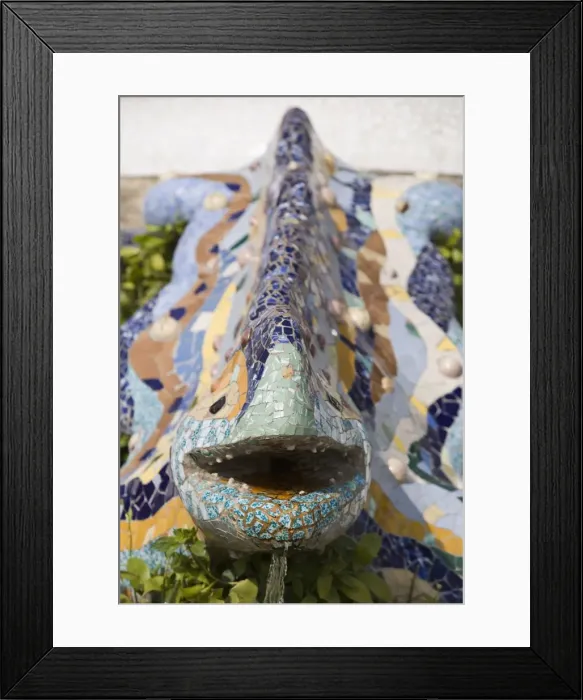 Framed Print : Detail, Dragon Fountain Framed Print : Detail, Dragon Fountain