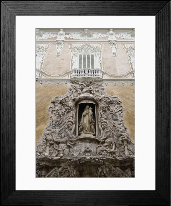 Framed Print : facade, Baroque Framed Print : facade, Baroque