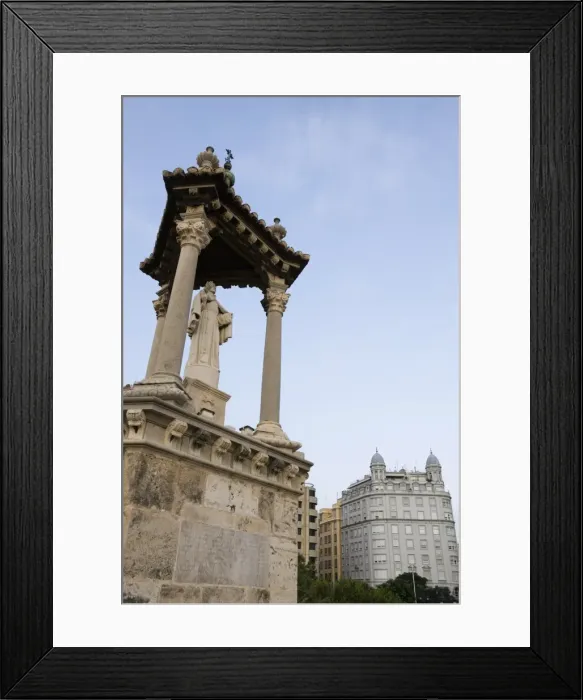 Framed Print : statue, Puente del Mar Framed Print : statue, Puente del Mar