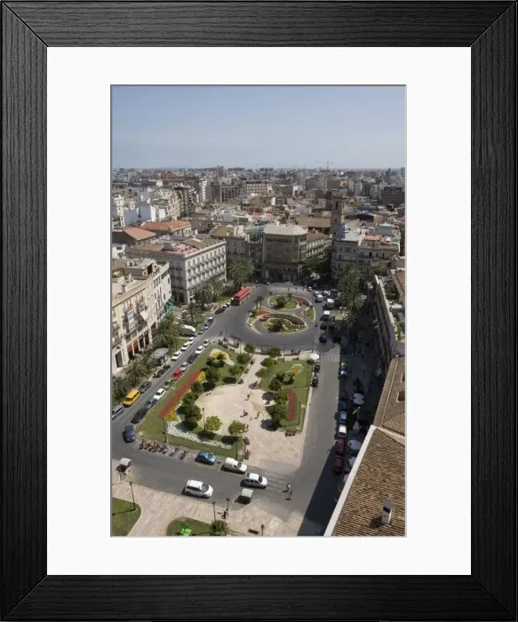 Framed Print : View from tower El Miguelet Framed Print : View from tower El Miguelet