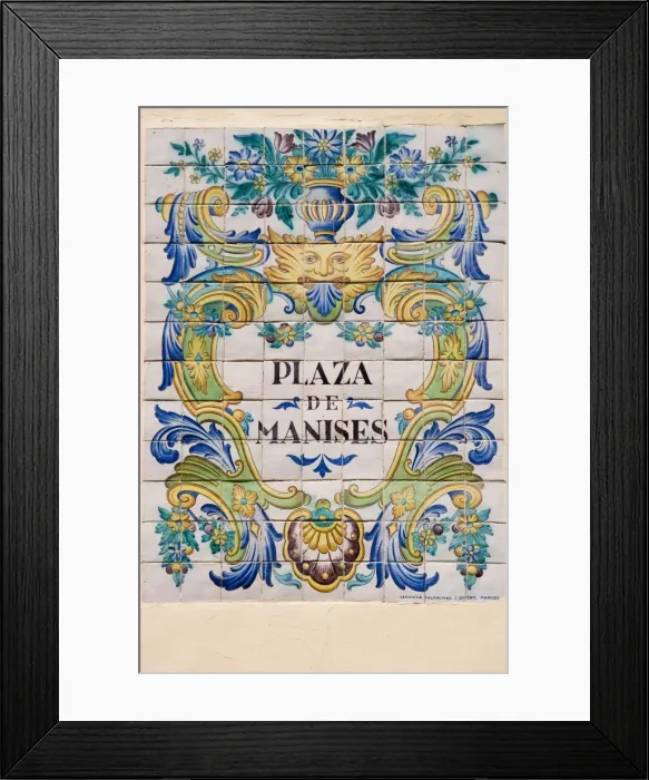 Framed Print : Decorative tiles Framed Print : Decorative tiles
