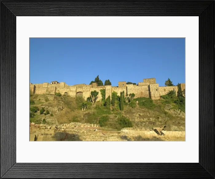 Framed Print : Walls of the Alcazaba Framed Print : Walls of the Alcazaba