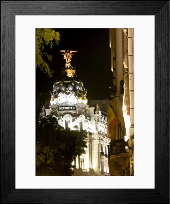 Framed Print : Metropolis Building Framed Print : Metropolis Building