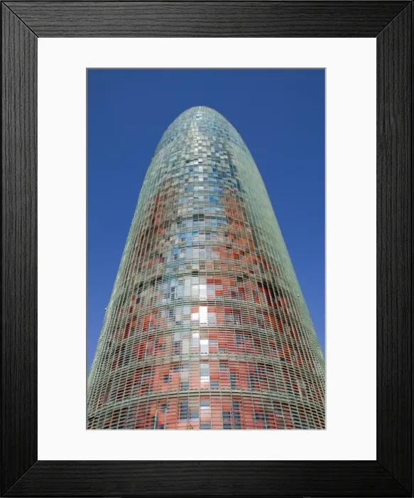 Framed Print : Agbar tower by architect Jean Nouvel Framed Print : Agbar tower by architect Jean Nouvel