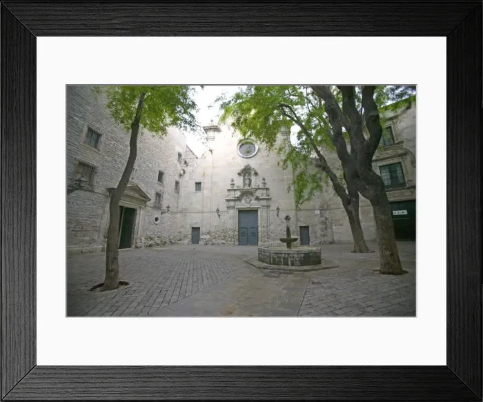 Framed Print : Sant Felip Neri Square Framed Print : Sant Felip Neri Square