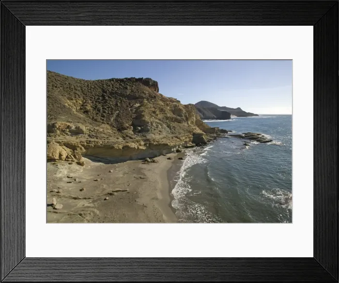Framed Print : Cala Carbon Beach Framed Print : Cala Carbon Beach