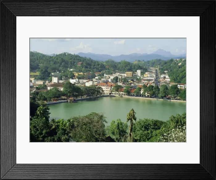 Framed Print : The town of Kandy Framed Print : The town of Kandy