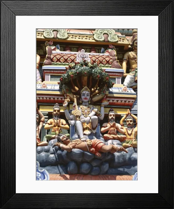 Framed Print : Close-up of exterior of ornate Hindu Temple Framed Print : Close-up of exterior of ornate Hindu Temple