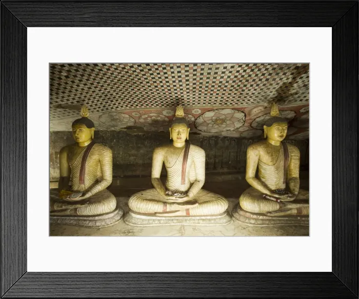 Framed Print : Buddha images in the cave temple Framed Print : Buddha images in the cave temple