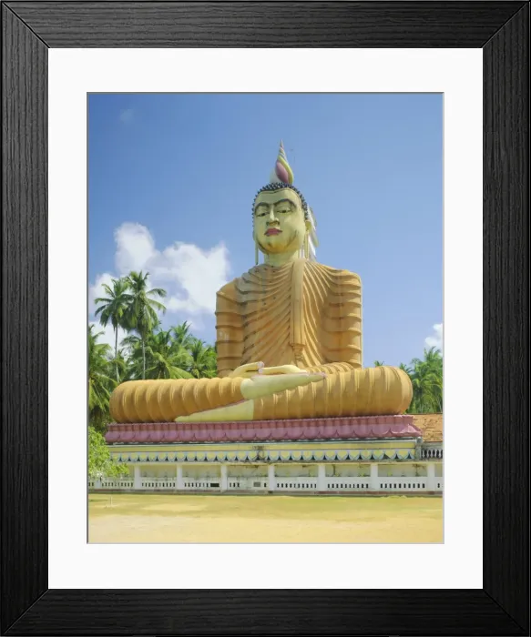 Framed Print : Giant seated Buddha statue Framed Print : Giant seated Buddha statue